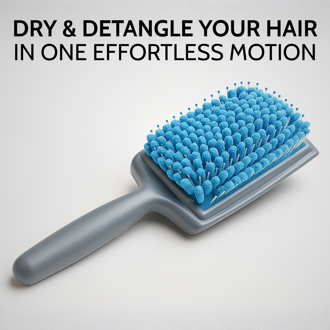 LEZONIS - Towel Hairbrush Aquadry™