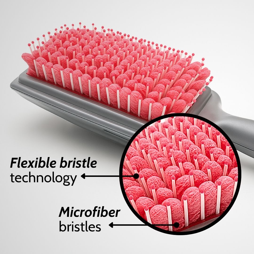 LEZONIS - Towel Hairbrush Aquadry™