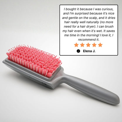LEZONIS - Towel Hairbrush Aquadry™