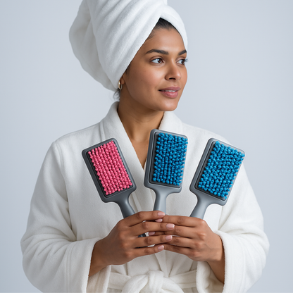 LEZONIS - Towel Hairbrush Aquadry™