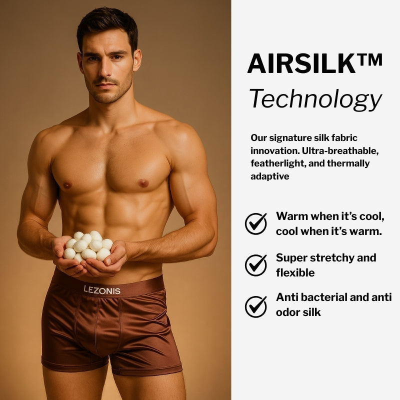 LEZONIS Airsilk™ Boxer Briefs - Your first layer of luxury
