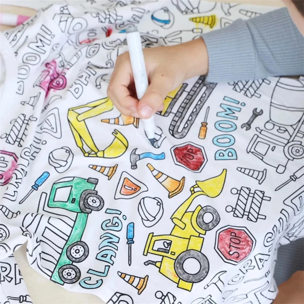 Color Me - Creative Pajamas Set for Kids