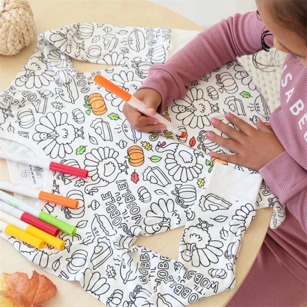 Color Me - Creative Pajamas Set for Kids