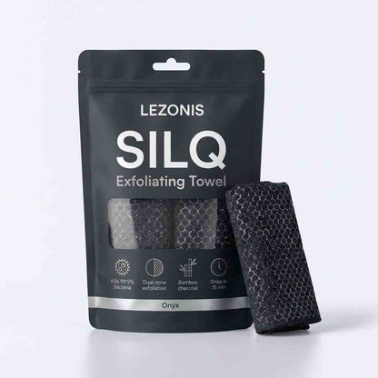 LEZONIS Silq™ Exfoliating Antibacterial Shower Towel